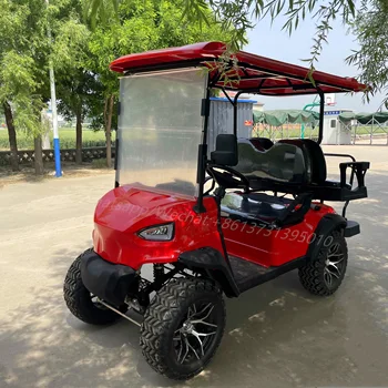  Китай Новый дизайн 5000 Вт 4-местный электрический гольф-кар 2 места по бездорожью Гонщик Взрослый Семейный Живописный Досуг Скутер