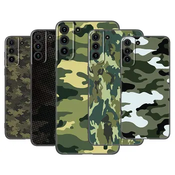 Камуфляжный камуфляж Военный армейский чехол для телефона для Samsung Galaxy S22 Pro S21 S20 Ultra FE S10 Lite 5G S10E S9 S8 Plus