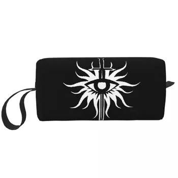 Skyrim Dragon Eye Косметичка Дорожная косметичка Мужские и женские сумки для туалетных принадлежностей Сумка для хранения