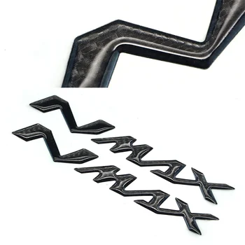 Мотоцикл 3D Углеродное волокно Эпоксидные наклейки Наклейки N-MAX Логотип Аппликация Для Yamaha NMAX N MAX N-MAX 155 250 400 125 водонепроницаемый