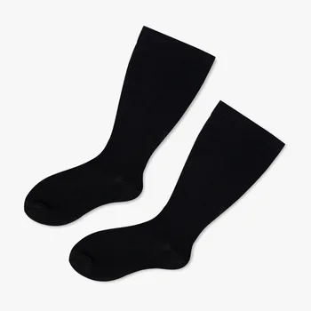 Черно-белые носки летом тонкие однотонные среднецветные носки в летних ледяных чулках