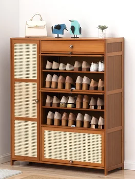 Шкаф для обуви, полка для обуви у дверей дома, простой артефакт хранения, компактное общежитие, пыленепроницаемый