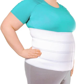 Бариатрический пояс для ожирения для крупных мужчин и женщин с большим животом Послеоперационное компрессионное обертывание живота и талии