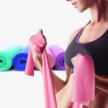 2021 НОВИНКА Фитнес Упражнения Эспандеры Резиновая эластичная лента для йоги 150 см Резиновые петли для тренировок в тренажерном зале