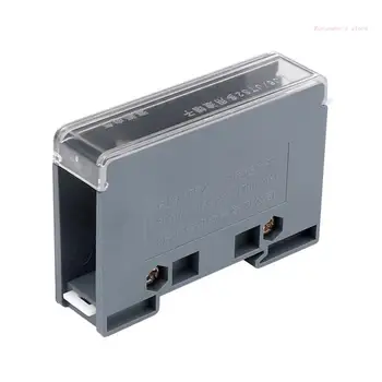  Распределительная коробка на DIN-рейку Один вход Клеммная колодка с несколькими выходами Электрический провод Соединительная коробка Огнестойкий для sh HX6D