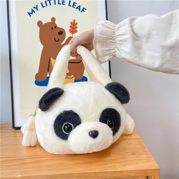 Мультяшная панда Плюшевая сумка-мессенджер через плечо Kawaii Animal Сумка Подарок на День матери День святого Валентина Дропшиппинг
