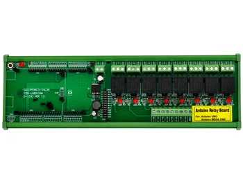 Модуль силового реле для монтажа на DIN-рейку 8 SPDT IoT для Arduino MEGA2560 / UNO
