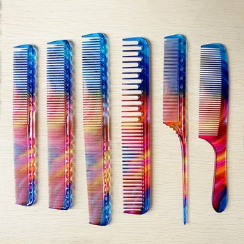 Окрашенная расческа для женщин Парикмахерская Прическа Инструменты для волос