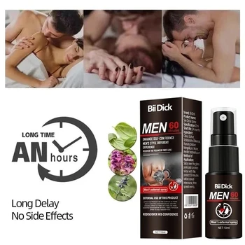 Spray africano para retrasar la eyaculación para hombre, producto para cubrir, prolongar el sexo, larga duración de 60 minutos