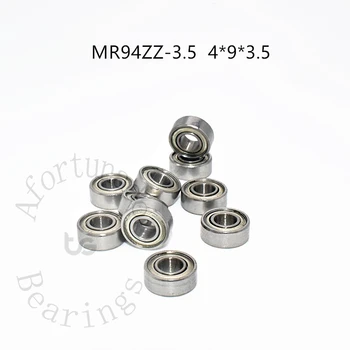Миниатюрный подшипник MR94ZZ-3.5 10 штук 4 * 9 * 3,5 (мм) Бесплатная доставка хромированная сталь Металл Герметичный высокоскоростной Детали механического оборудования