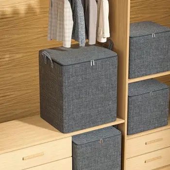  Емкость сумки для хранения одеял Сумка для хранения одежды для одеял Организация шкафа Компактный пыленепроницаемый складной для дома