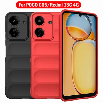 Funda для POCO C65 Redmi 13C Чехол Высококачественная мягкая защита из ТПУ для Xiaomi Redmi 13C 4G POCO C65 Capa