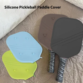  Пиклбол Весла Универсальный силиконовый чехол для ракетки Пиклбол Чехол Весло Сумка для хранения для детей