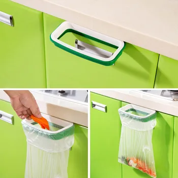 Подвесной кухонный шкаф Дверь Корзина Стеллаж для мусора Хранение мешков для мусора Кухонный органайзер Товары для кухни keuken органайзер