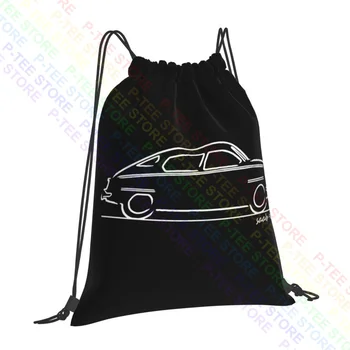 Оригинальный эскиз Saab 96 Кулисковые сумки Спортивная сумка Модная портативная сумка для покупок Одежда Рюкзаки