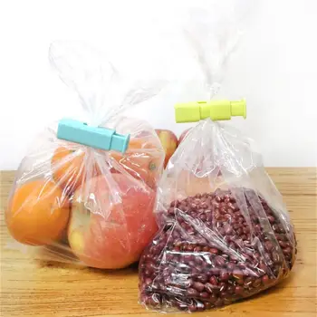 Портативный запайщик пакетов для хлеба и закусок Кухонное хранение Запечатывание пищевых продуктов Зажимы для запечатывающих пакетов Мини-вакуумный зажим для кухни