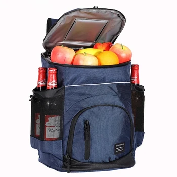 30 л Сумка-холодильник Большая емкость Теплоизоляционный рюкзак Пляжный лагерь Изолированный мешок для льда 36 банок Пиво Еда Герметичная сумка для хранения