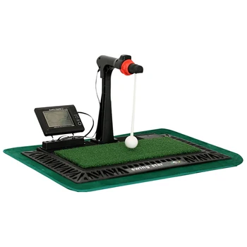  Indoor Digital Swing Practice Golf Swing Exercise Trainer с английской панелью, цифровым экраном и вспомогательным голосом