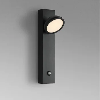 современный светодиодный настенный светильник с регулируемым углом наклона сенсорной кнопки настенный светильник для спальни коридора уютный акцентный свет