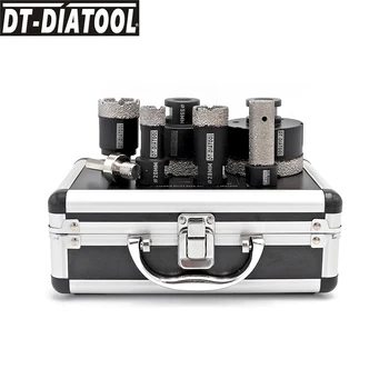 DT-DIATOOL-Алмазные коронки, наборы фрез, соединение M14, керамическая кольцевая пила, пальчиковые фрезы для керамогранита, 1 штучный