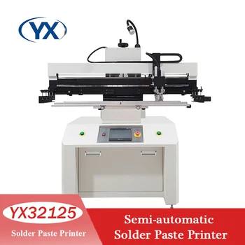  Склад в ЕС YX32125 печатная машина для печатных плат Трафаретный принтер SMT Светодиодная производственная линия Принтер паяльной пасты