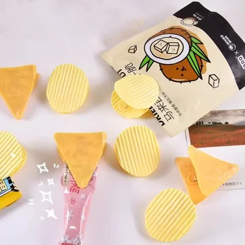  Симпатичные зажимы для чипсов Закуска Зажим для хранения свежих продуктов Зажим для упаковки кухонного хлеба Творческий школьный бумажный зажим для запечатывания документов