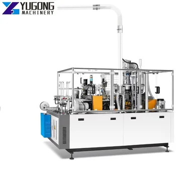 YG Машина для производства одноразовых бумажных мисок Высокоскоростной пищевой контейнер Линия по производству бумажных мисок различных размеров