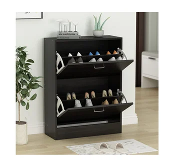  Dilun Индивидуальный шкаф для обуви с 2 откидными ящиками для прихожей, современный шкаф для хранения обуви