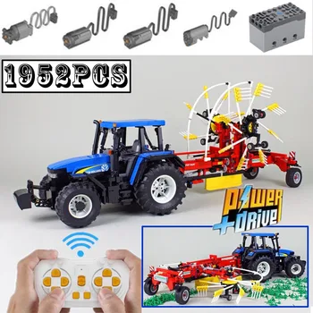 НОВИНКА масштабная модель фермы Pottinger TOP 762C строительный блок трактора для жаток с дистанционным сбором игрушечная модель подарок мальчику на день рождения