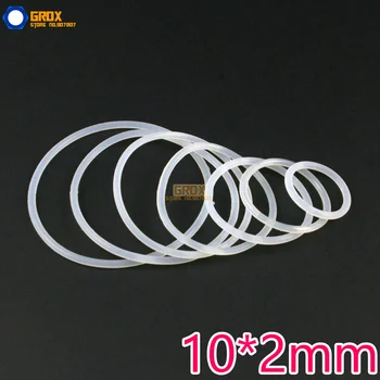 200 штук 10 * 2 мм силикагель уплотнительная прокладка уплотнительная шайба уплотнительное кольцо