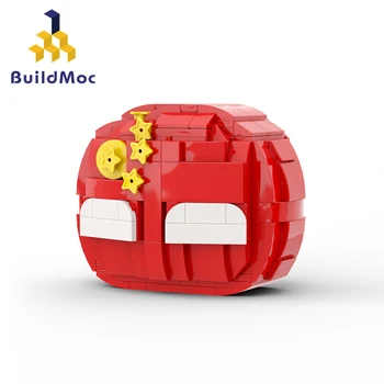 BuildMoc Подвесной мяч Polandball Building Blocks Set Red Country Countryball Bricks Idea DIY Игрушка Для Детей День Рождения Рождественский Подарок