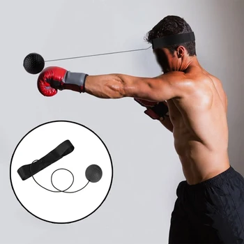 Кикбоксинг Рефлекторный мяч Головная повязка Боевая скорость Тренировка Удар Упражнение Оборудование