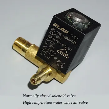  нормально закрытый электромагнитный клапан 6000BH Термостойкий латунный электромагнитный клапан Электрический железный паровой клапан Водяной клапан