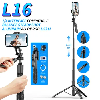 L16 Беспроводная Bluetooth Селфи Палка Штатив Складной Монопод Для Gopro Экшн Камеры Ручной стабилизатор для смартфонов