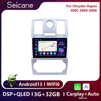 Seicane Android 13 2DIN 3 ГБ ОЗУ Авто Головное устройство Радио Аудио GPS Мультимедийный плеер для Chrysler Aspen 300C 2004 2005 2006-2008