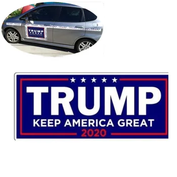 10 шт. Дональд Трамп на пост президента 2021 Наклейки на бампер кузова автомобиля Новинка синий белый автомобильные наклейки Америка Стайлинг автомобиля 23 см x 7,6 см