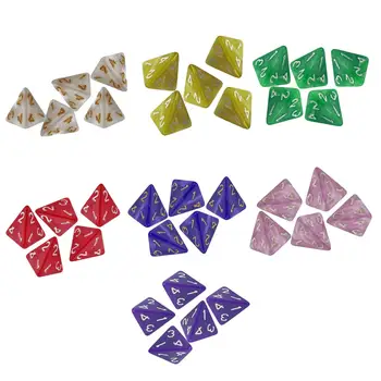 10x многогранные кубики Игрушки для обучения математике Набор кубиков для карточных игр Bar Party
