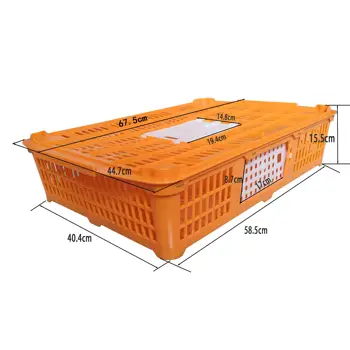 Пластиковый ящик для транспортировки перепелов для сельскохозяйственного птицеводческого оборудования PH270