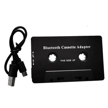 Универсальная кассета Bluetooth 5.0 Аудио Авто Лента Aux Стерео Адаптер с микрофоном для телефона MP3 AUX Кабель CD-плеер