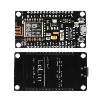 Беспроводной модуль CH340 NodeMcu V3 Lua WIFI Плата для разработки Интернета вещей на основе ESP8266
