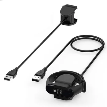 USB Кабель для зарядки Шнур Зажим Док-станция Адаптер для быстрого зарядного устройства для Xiaomi Mi Band 4/5 Band4 Band5 Smartband Miband Smart Wristband Часы