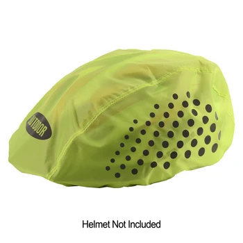 Чехол для велосипедного шлема Водонепроницаемый ветрозащитный шлем Чехол от дождя Светоотражающий велосипедный шлем Защитный чехол Аксессуары для велосипедов