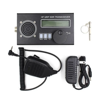 1 комплект портативный многофункциональный коротковолновый радиоприемопередатчик USDX QRP SDR Радио Любительский трансивер с вилкой США