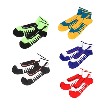 Спортивные спортивные носки для лодыжек поглощают пот Удобные 5 пар мужских носков для вечеринки Новый год Бег трусцой в помещении Открытый баскетбол