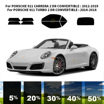  предварительно нарезанная нанокерамика автомобиль УФ тонировка окон комплект автомобильная оконная пленка для PORSCHE 911 CARRERA 2 DR КАБРИОЛЕТ 2012-2019
