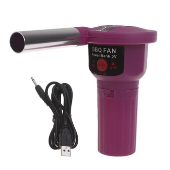 K1KA 5 В Вентилятор для барбекю с питанием от USB и USB-кабелем Инструменты для костра для приготовления пищи на открытом воздухе
