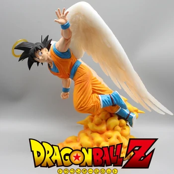 28 см Dragon Ball Angel Goku Фигурки Прощай, Сон Гоку с крыльями Модель Аниме Статуэтка ПВХ Коллекция Игрушки Подарки
