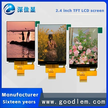 TFT цветной экран 2,4-дюймовый полноцветный широкоугольный ЖК-дисплей IPS 2,8 В источник питания с низким энергопотреблением ЖК-модуль