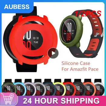 1/2PCS Мягкие чехлы для часов Amazfit Pace с силиконовой рамкой, защитная оболочка для смарт-часов Huami Чехол Amazfit Pace Smart