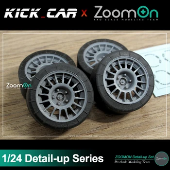 ZoomOn ZR055 15 '' Oz Racing Sport Rim Set Детализированные модифицированные детали для собранной модели Hobbyist Подарок для профессиональных взрослых